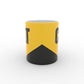 11oz Yellow Two Tone Mug - UK Printing Company