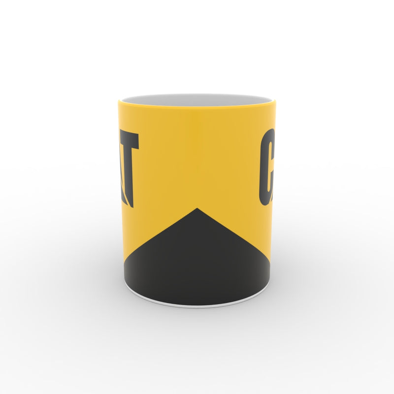 11oz Yellow Two Tone Mug - UK Printing Company