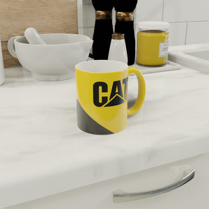 11oz Yellow Two Tone Mug - UK Printing Company