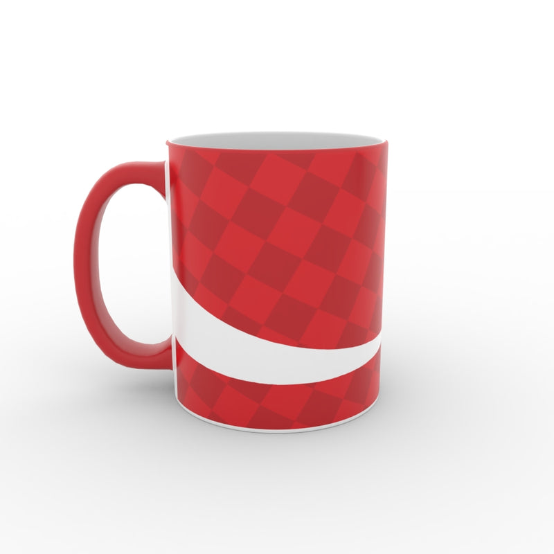 11oz Red Two Tone Mug - UK Printing Company