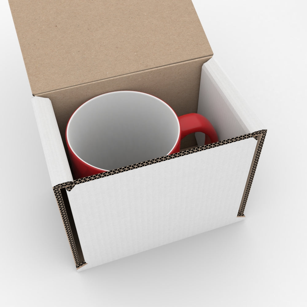 11oz Red Two Tone Mug - UK Printing Company