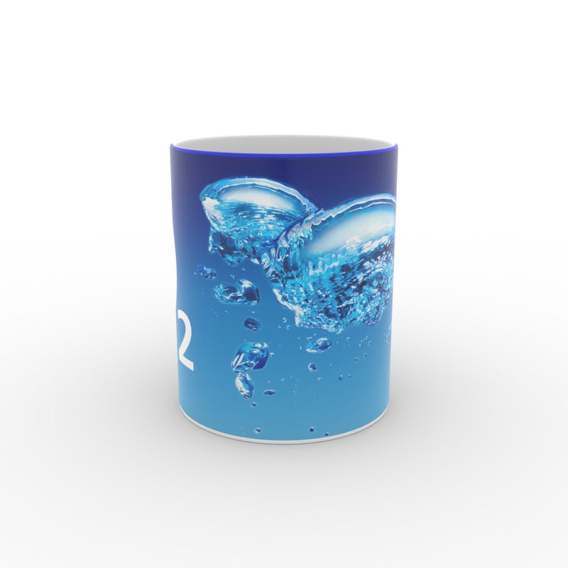 11oz Blue Two Tone Mug - UK Printing Company