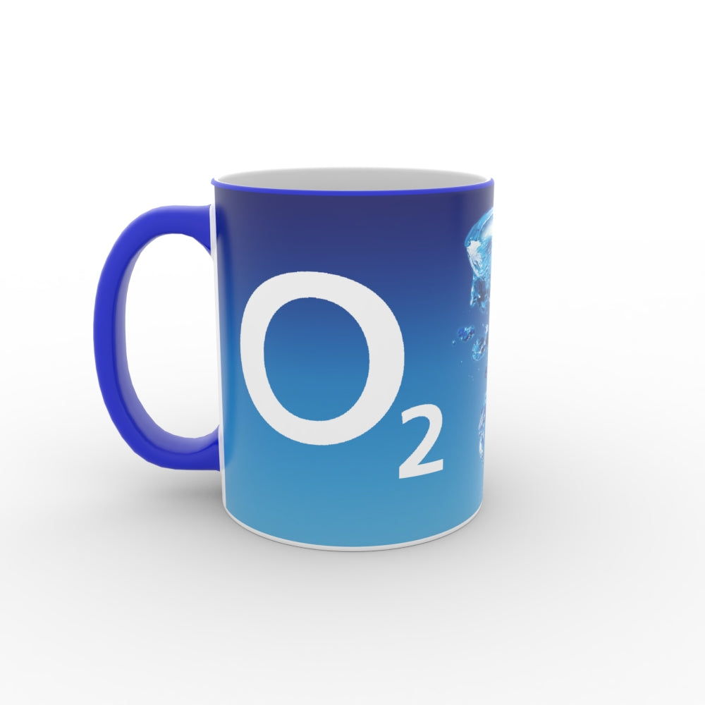 11oz Blue Two Tone Mug - UK Printing Company
