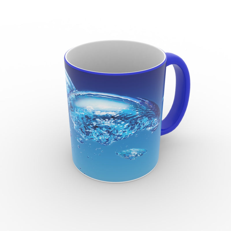 11oz Blue Two Tone Mug - UK Printing Company