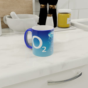 11oz Blue Two Tone Mug - UK Printing Company