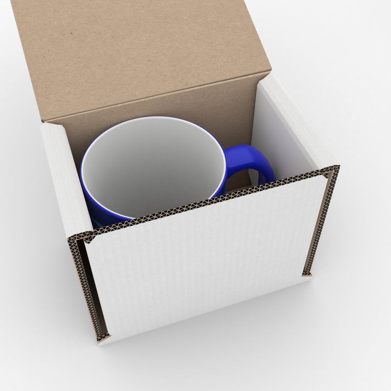 11oz Blue Two Tone Mug - UK Printing Company