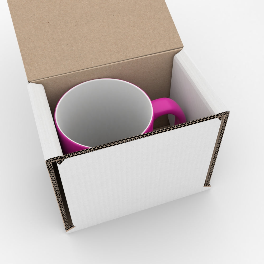 11oz Pink Two Tone Mug - UK Printing Company