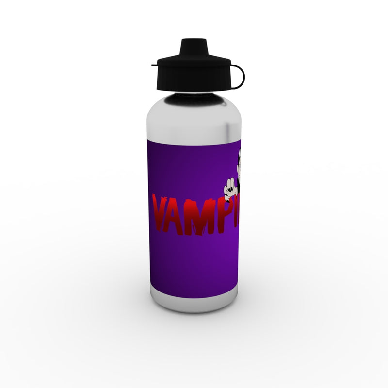 Silver Water Bottle 400ml - UK Printing Company