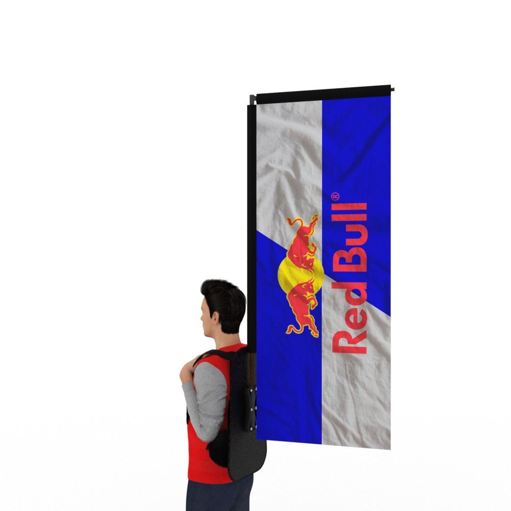 Backpack Flag Rectangle - UK Printing Company