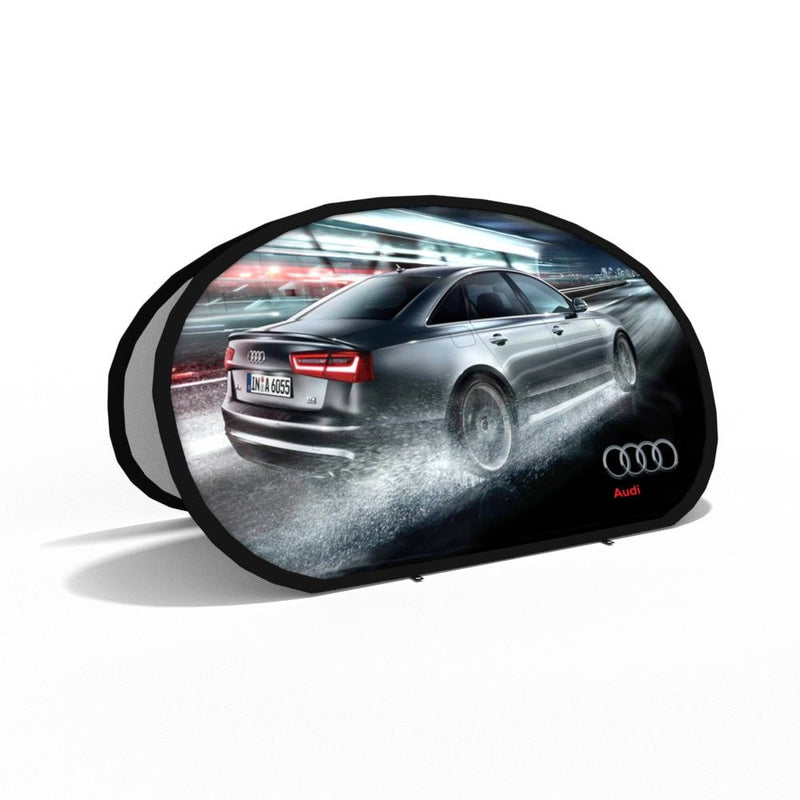 Oval Pop Out Banner - UK Printing Company