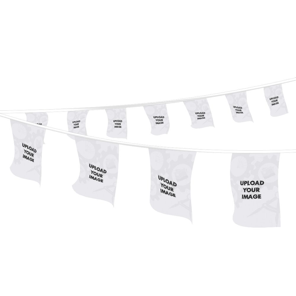 Rectangle Textile Bunting - UK Printing Company